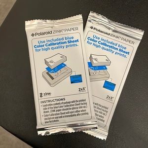 Polaroid sink paper film 2x3